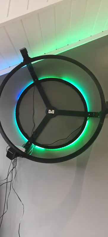 WLED veggljós í grænum lit